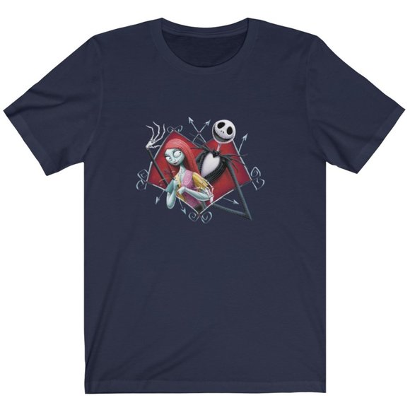 Jack and Sally " Love Never Dies" tee - Picture 3 of 8